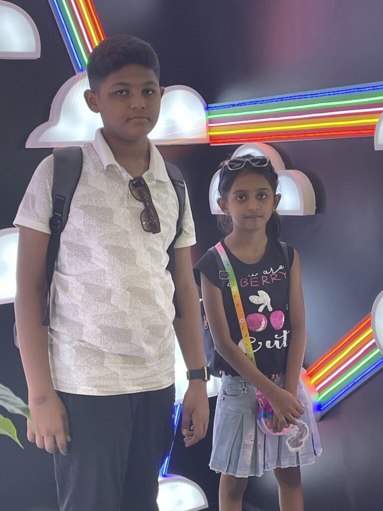 Aarush & Aastha at LuLu Mall, lucknow_SKP