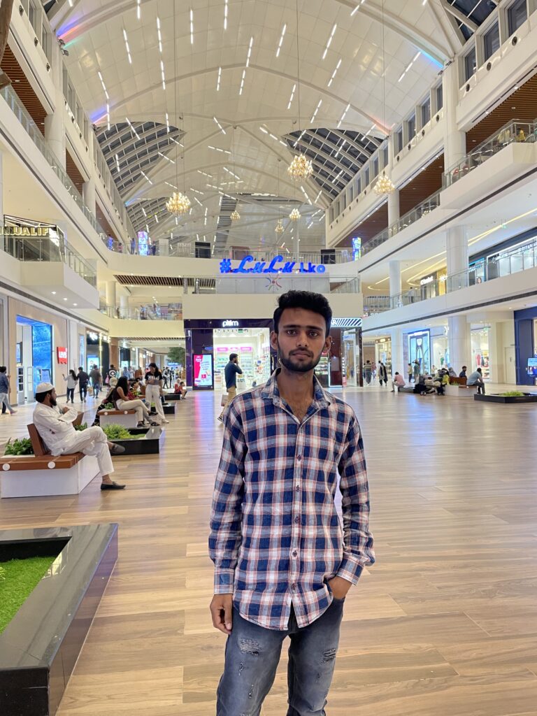 Ankit at LuLu Mall Entrance, lucknow_SKP