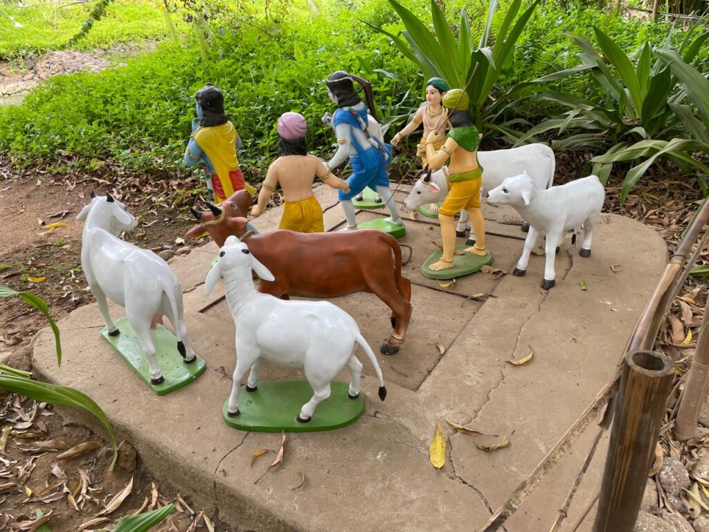 Krishna with Cows at Mini Vrindavan, Palghar_SKP