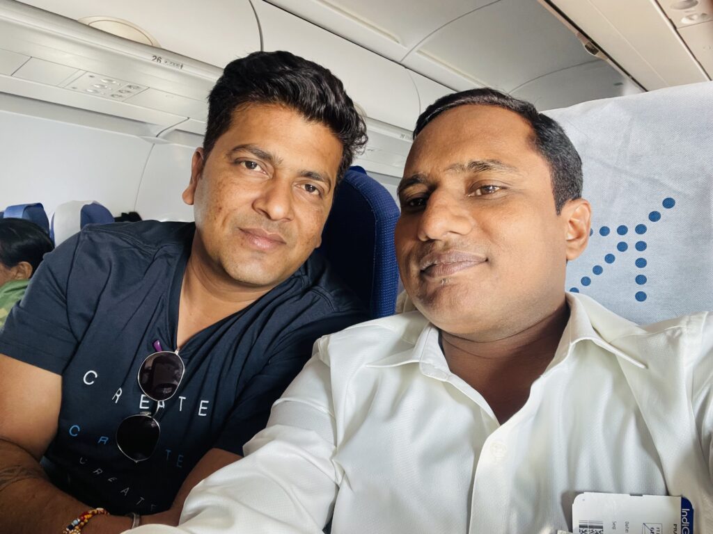 Rajesh & Sunil Prajapati in Flight