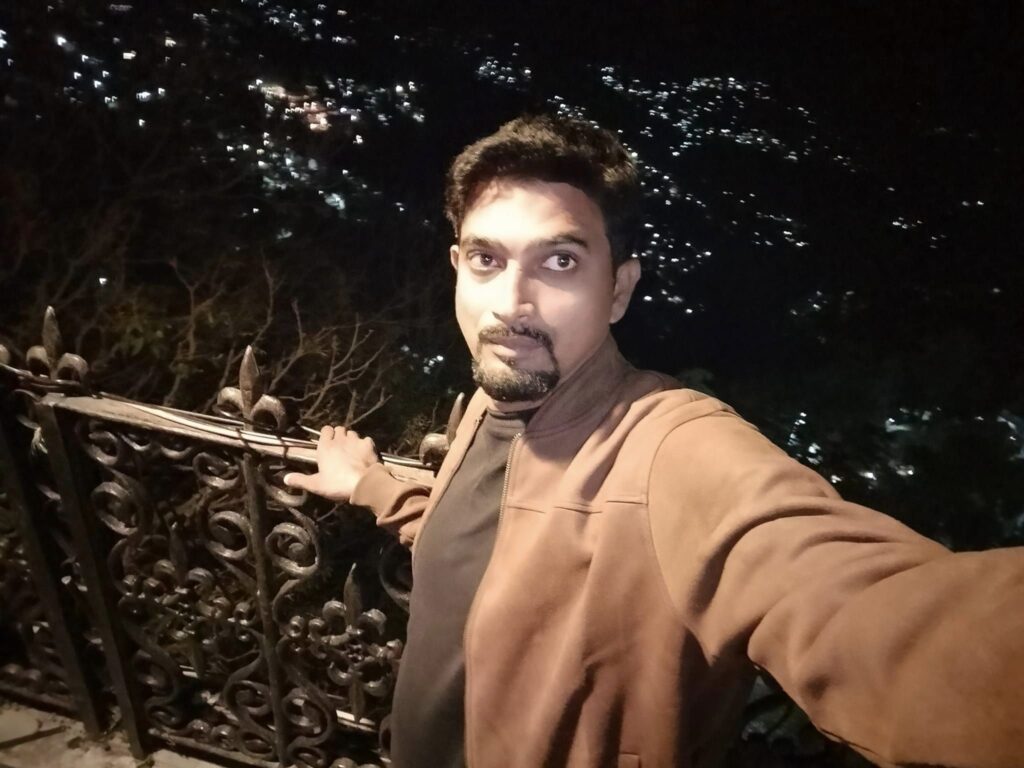 Rohit Selfie at Night, Shimla_SKP