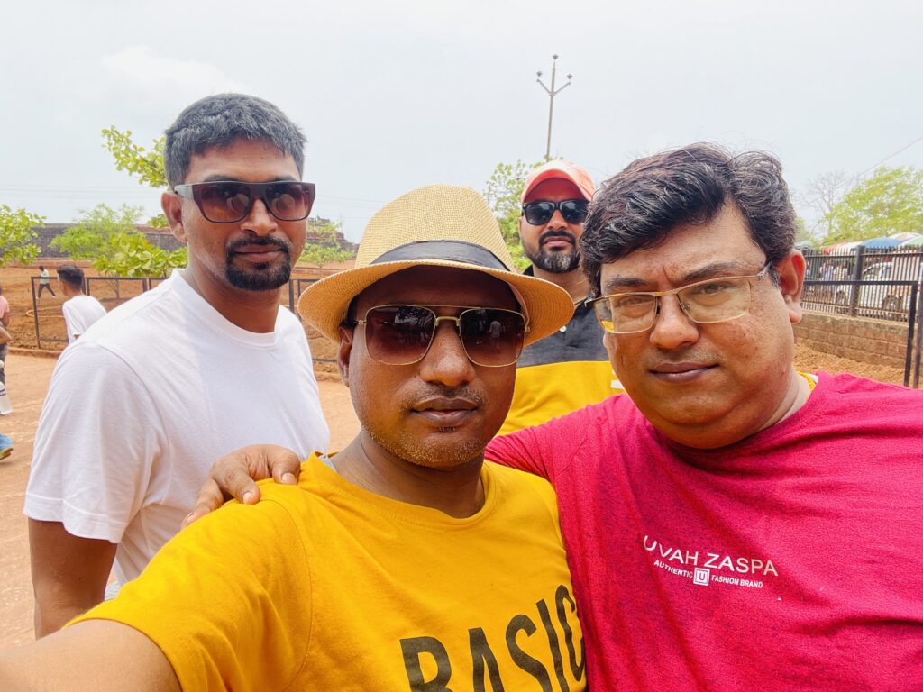 Rohit, Sunil Prajapati, Vikas & Allwyn at Goa