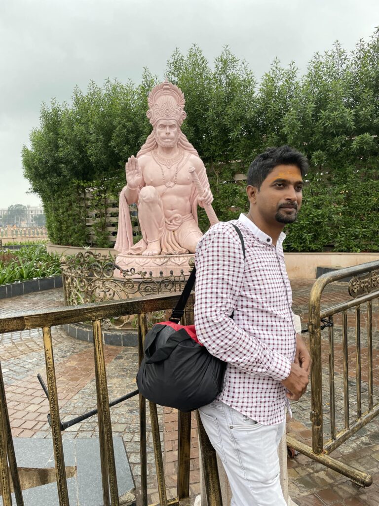 Rohit with Hanumanji_SKP