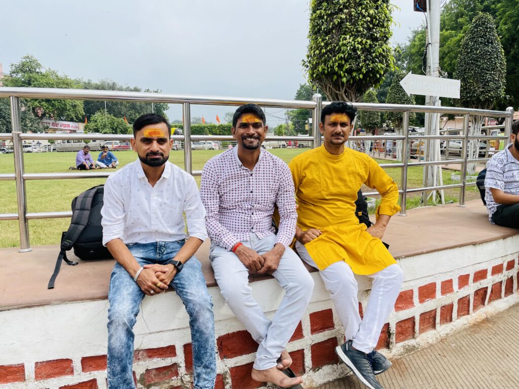 Sachin, Rohit & Arvind at Mahakaal, Ujjain_SKP