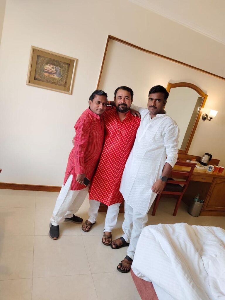 Sunil Prajapati, Umesh & Nitesh at Hotel Kences