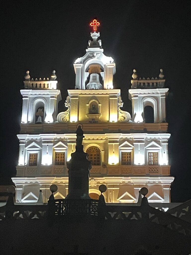 Sunil Prajapati at Goa Chuch