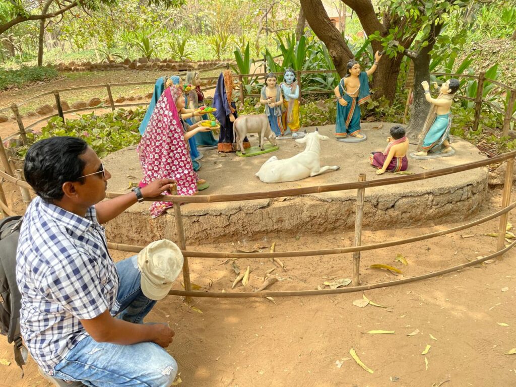 Sunil Prajapati at Govardhan Eco Village, Vrindavan, Palghar