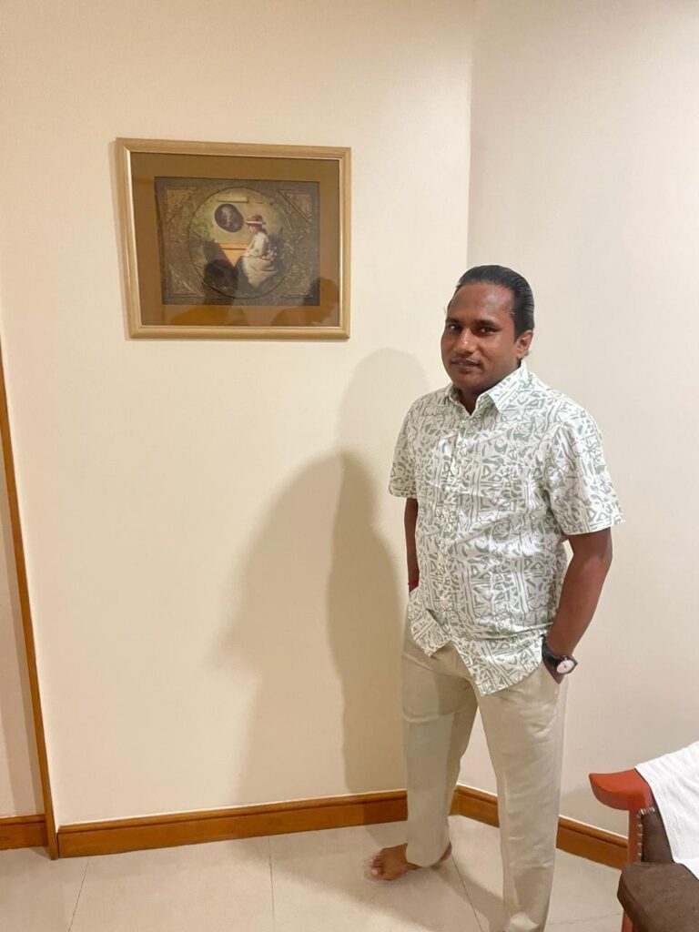 Sunil Prajapati at Kences Hotel