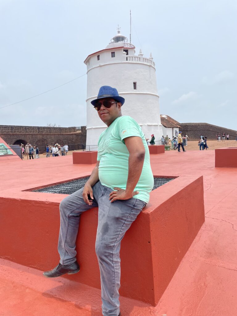 Sunil Prajapati with Colleague at Goa