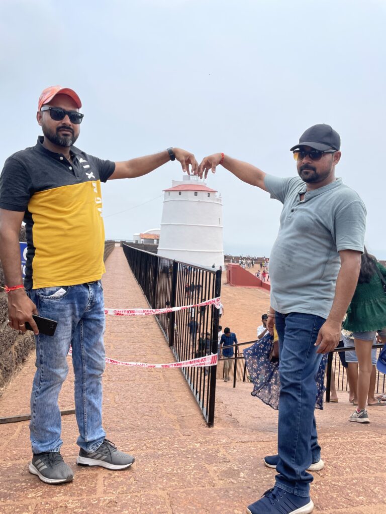 Vikas & Navneet at Goa Fort_SKP