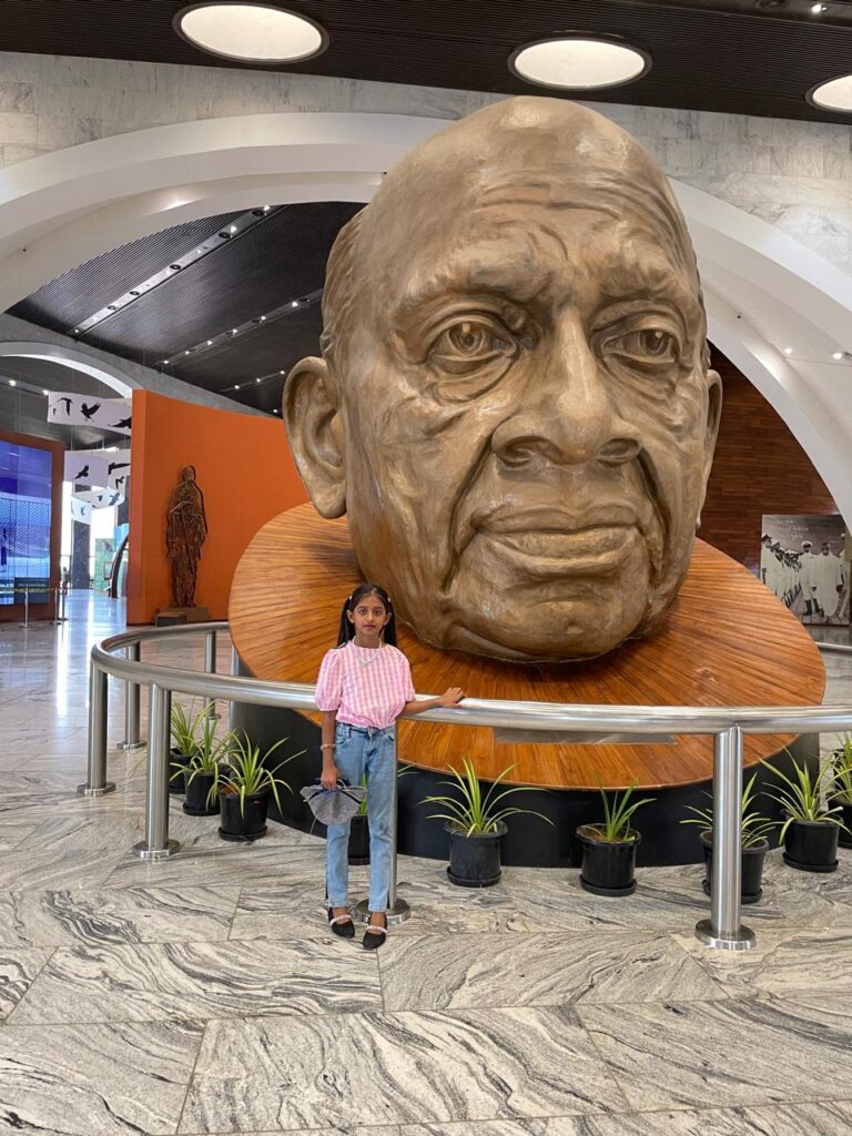 Aastha inside Statue of Unity_SKP
