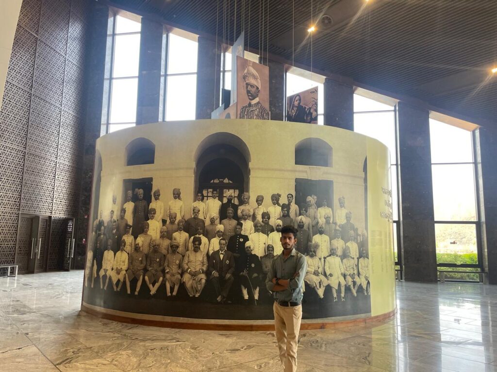 Amit inside Statue of Unity_SKP