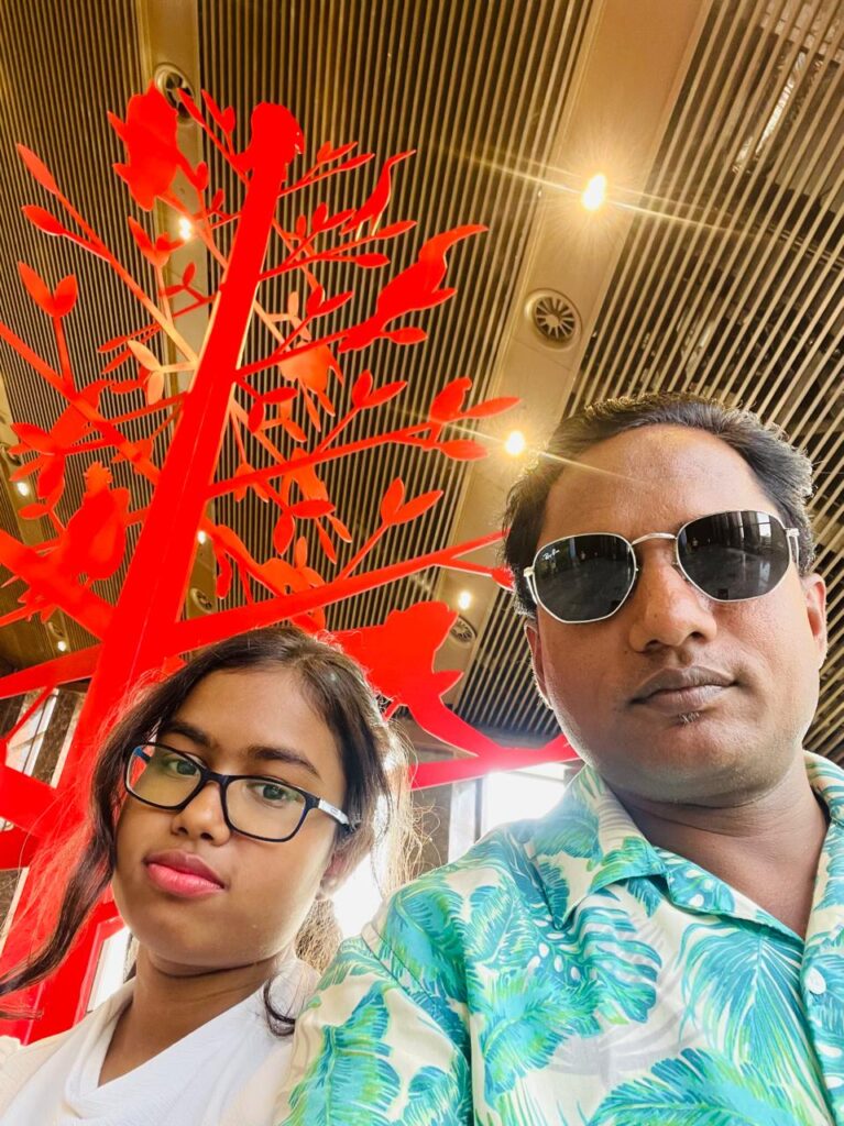 Kavya & Sunil Prajapati inside Statue of Unity