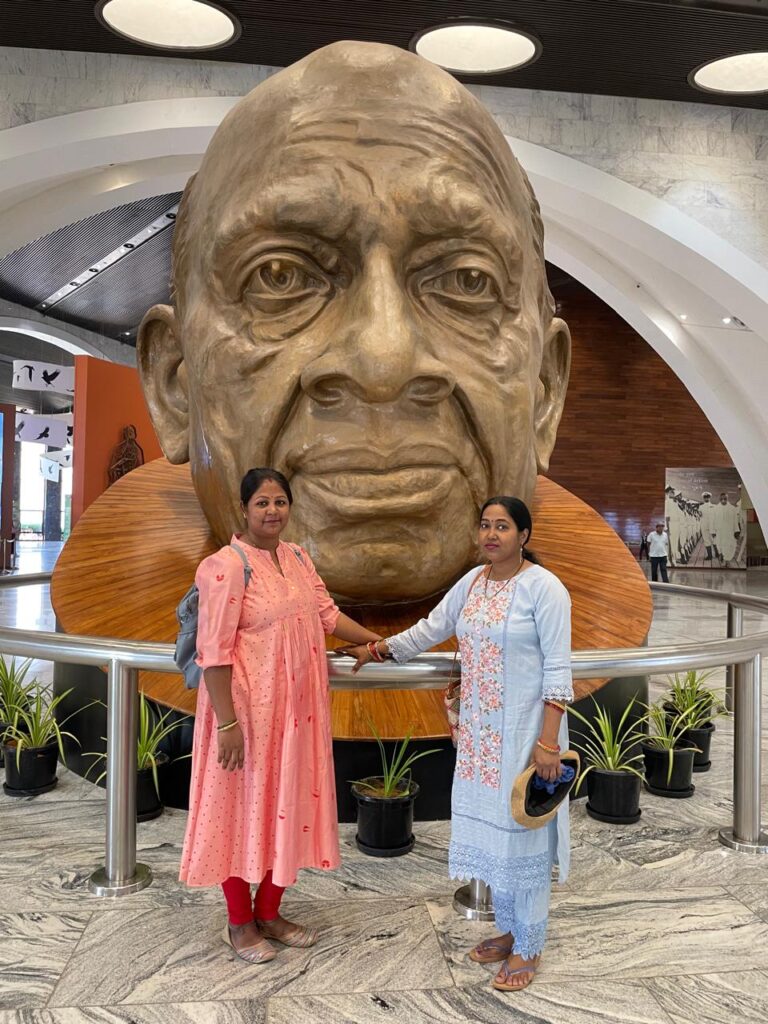 Pinki & Suman inside Statue of Unity_SKP