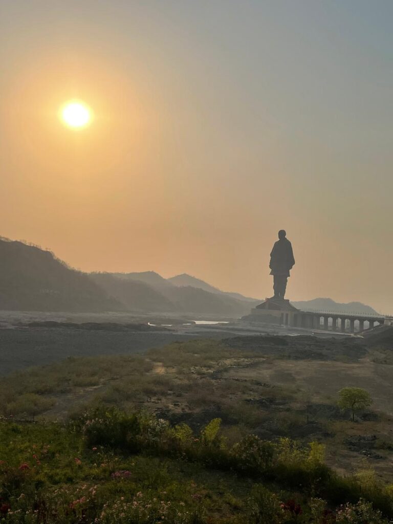 Statue of Unity in the Evening, Ekta Nagar Gujrat_SKP