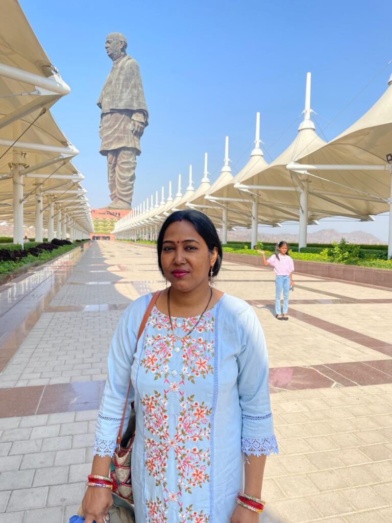 Suman Prajapati & Aastha at Statue of Unity_SKP