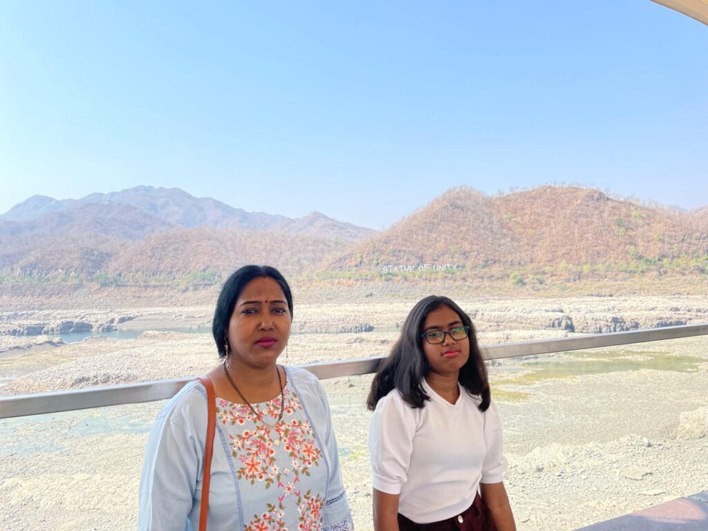Suman Prajapati & Kavya at Statue of Unity_SKP