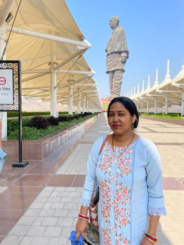 Suman Prajapati at Statue of Unity_SKP