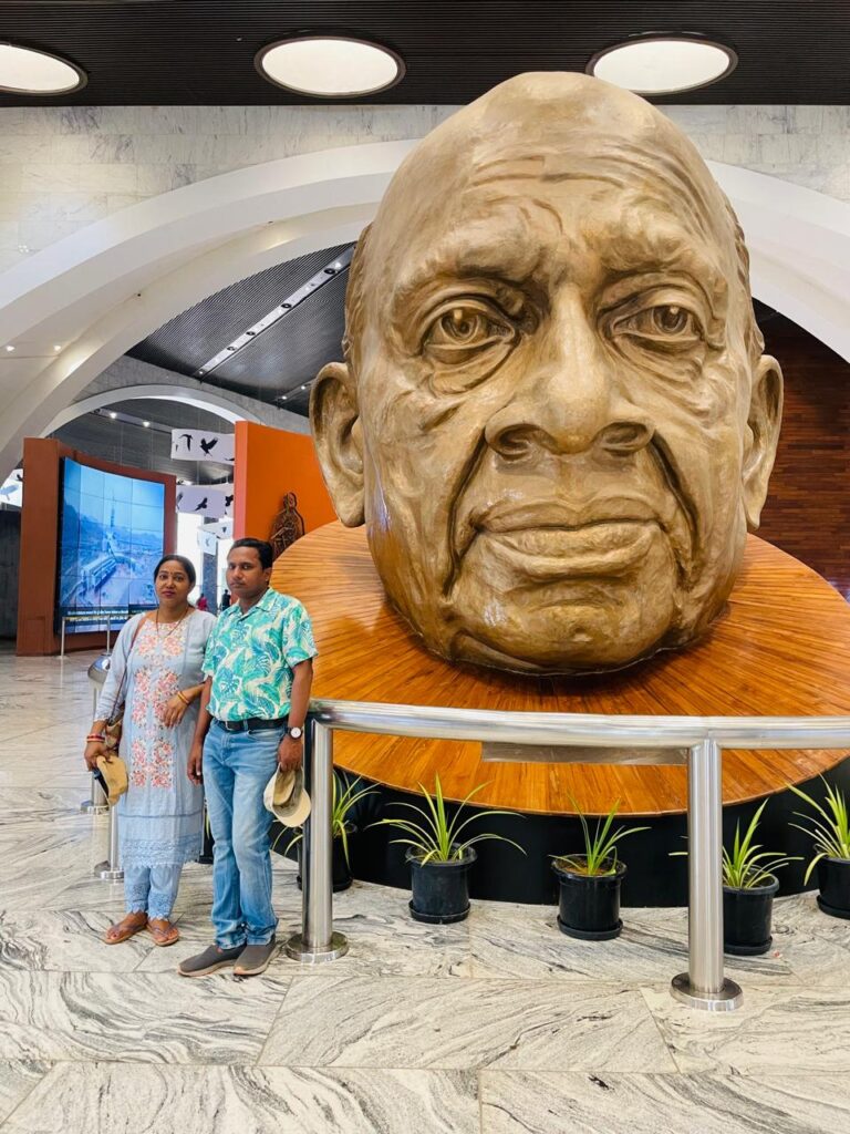 Suman & Sunil Prajapati inside Statue of Unity_SKP