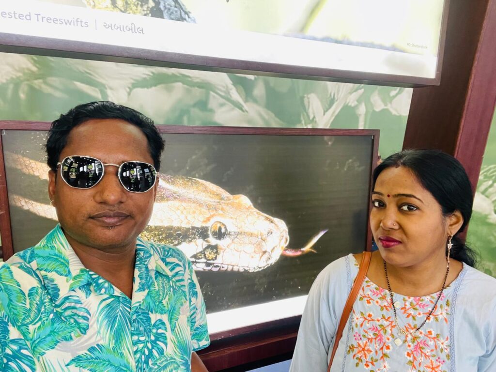 Sunil Prajapati & Aarush inside Statue of Unity_SKP