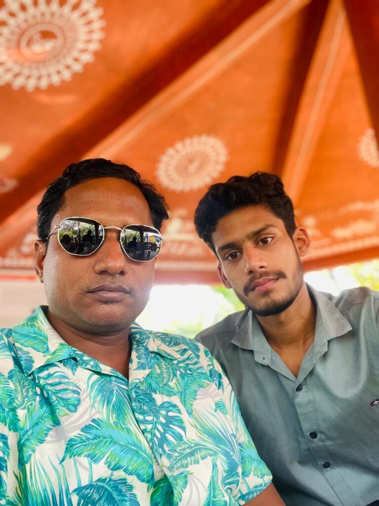 Sunil Prajapati & Amit at Unity Glow Garden, Gujrat