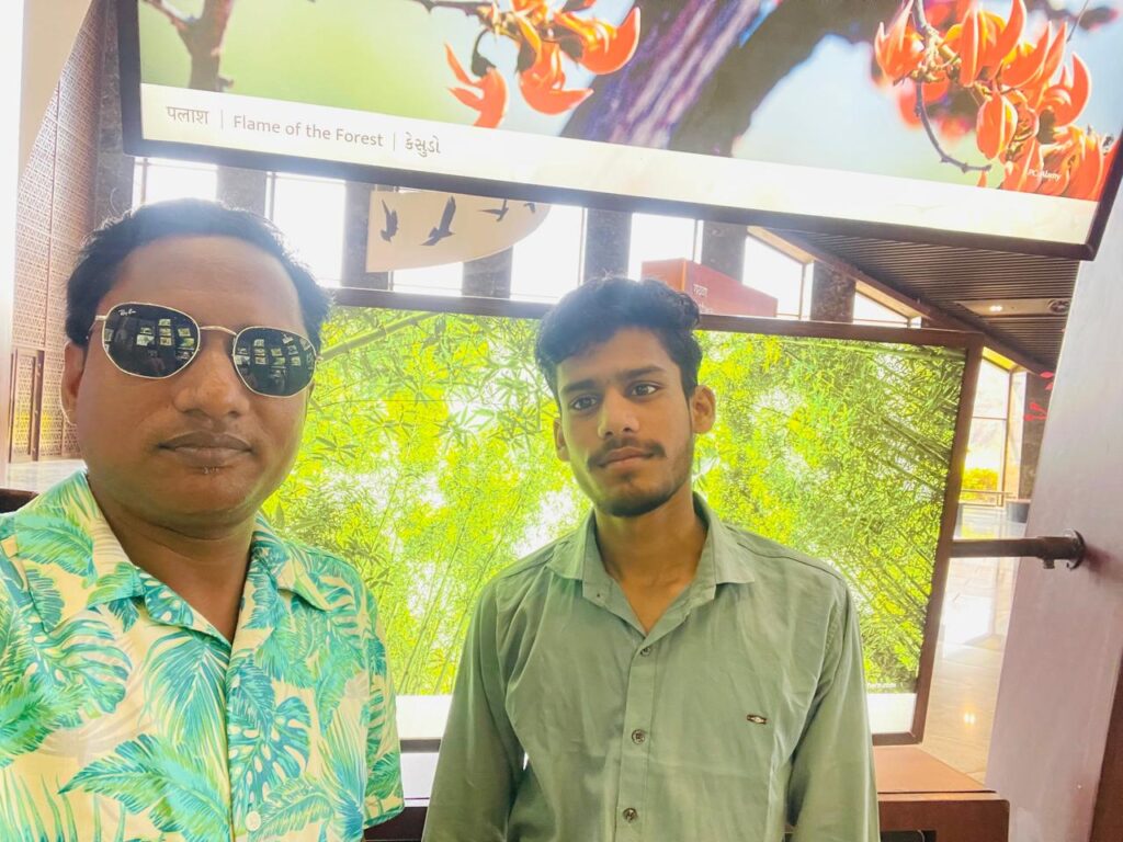 Sunil Prajapati & Amit inside Statue of Unity