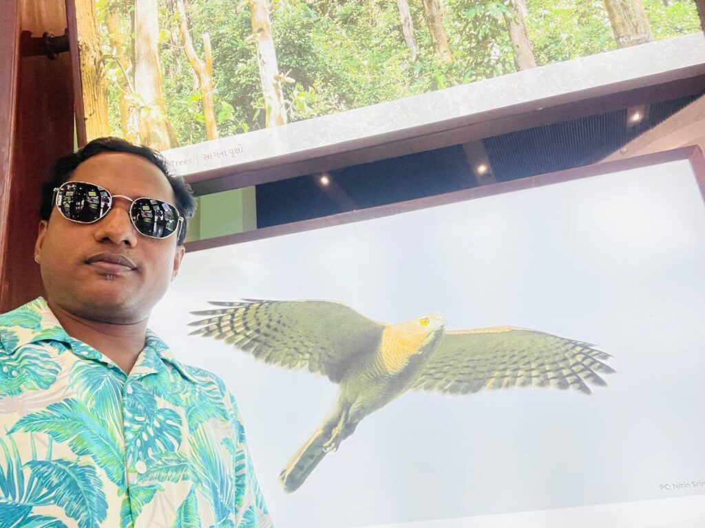 Sunil Prajapati inside Statue of Unity