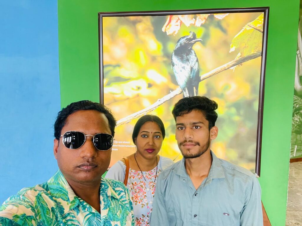 Sunil Prajapati. Suman & Amit inside Statue of Unity