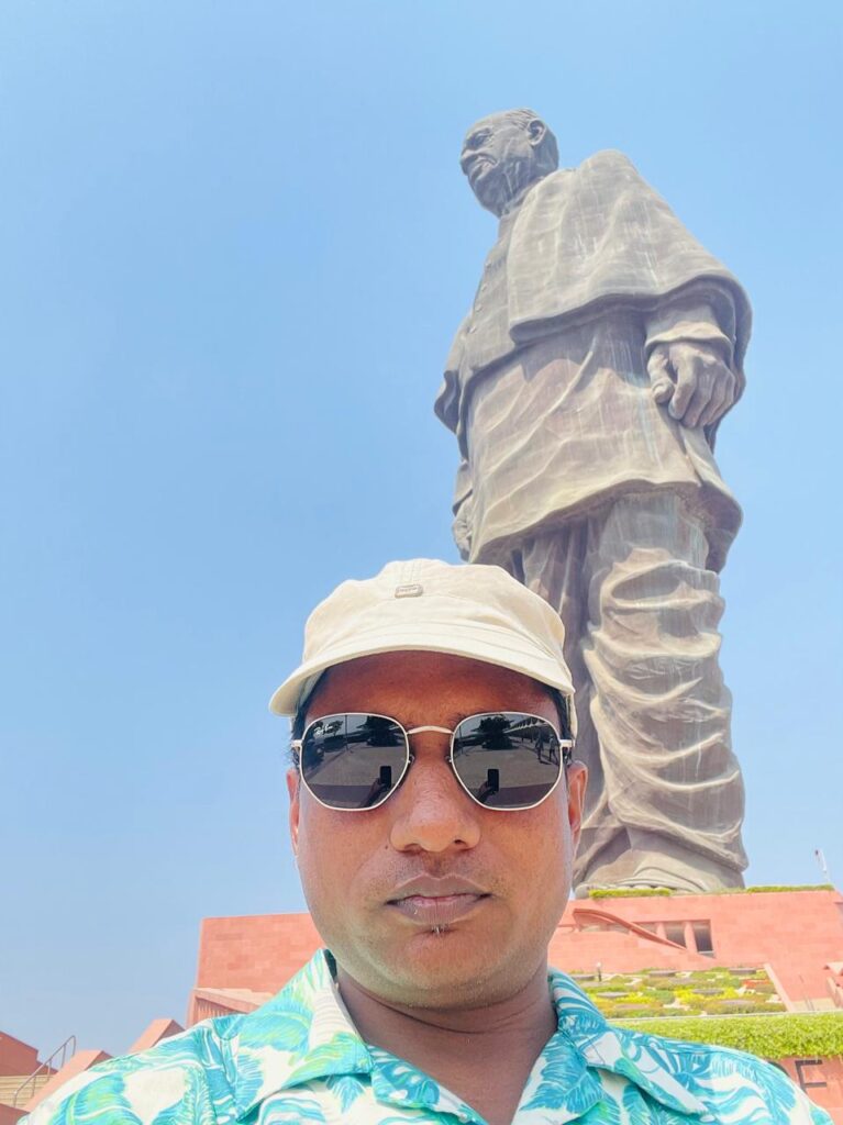 Sunil at Statue of Unity_SKP