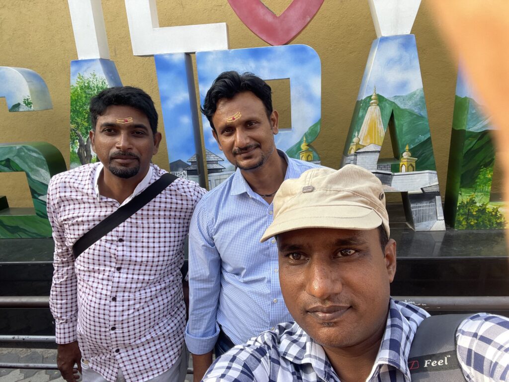 SKP Rohit, Arvind & Sunil Prajapati at Shirdi Trip SAINAGAR