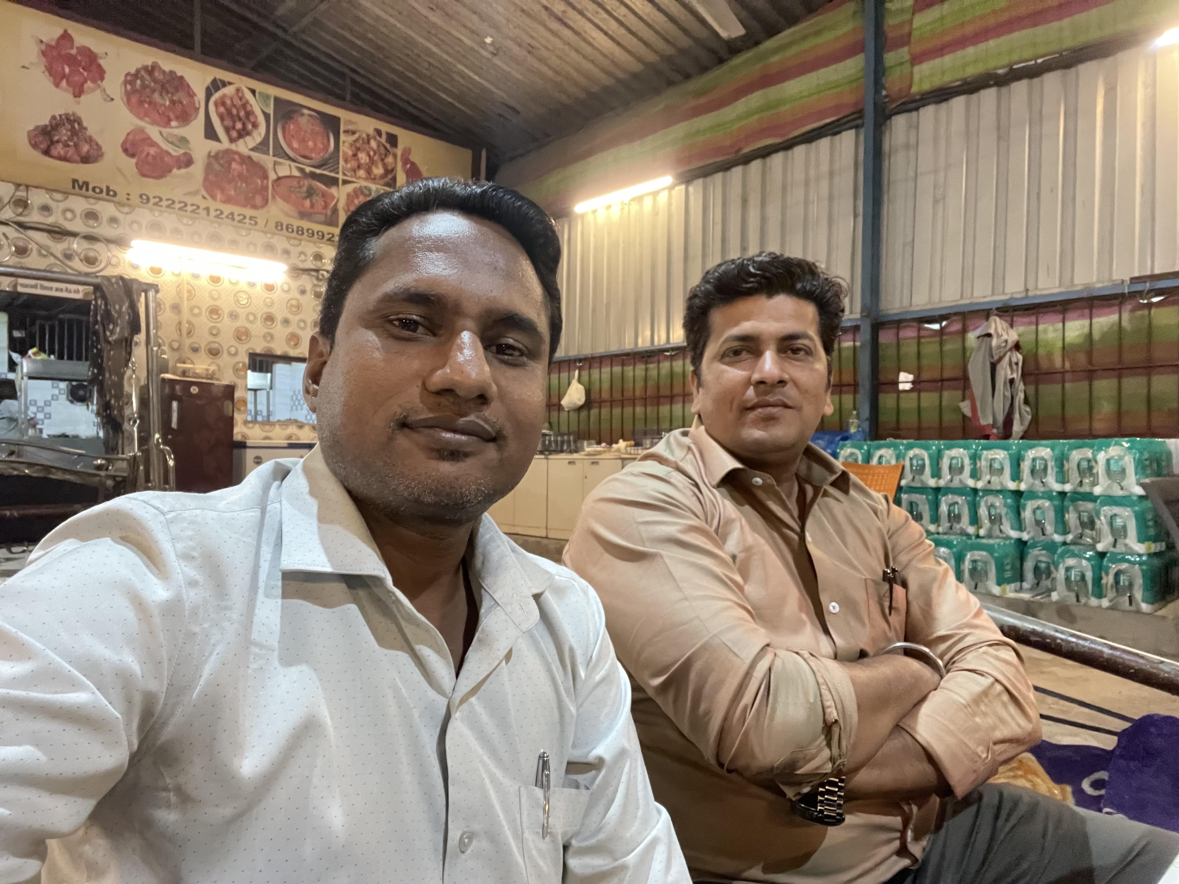 SKP Sunil Prajapati & Rajesh at Rani Dhaba