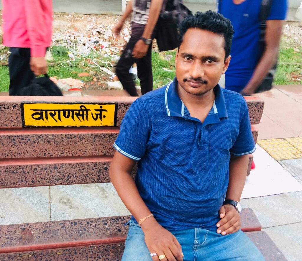 SKP Sunil Prajapati at Varanasi Jn UP