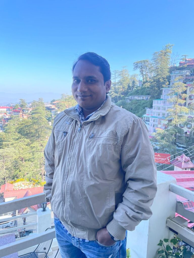 SKP Sunil Kumar Prajapati at Lakkar Bazaar Hotel Shimla HP