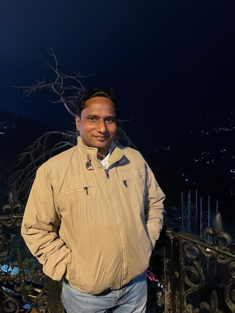 SKP Sunil Kumar Prajapati at Shimla The Ridge Lakkar Bazaar HP