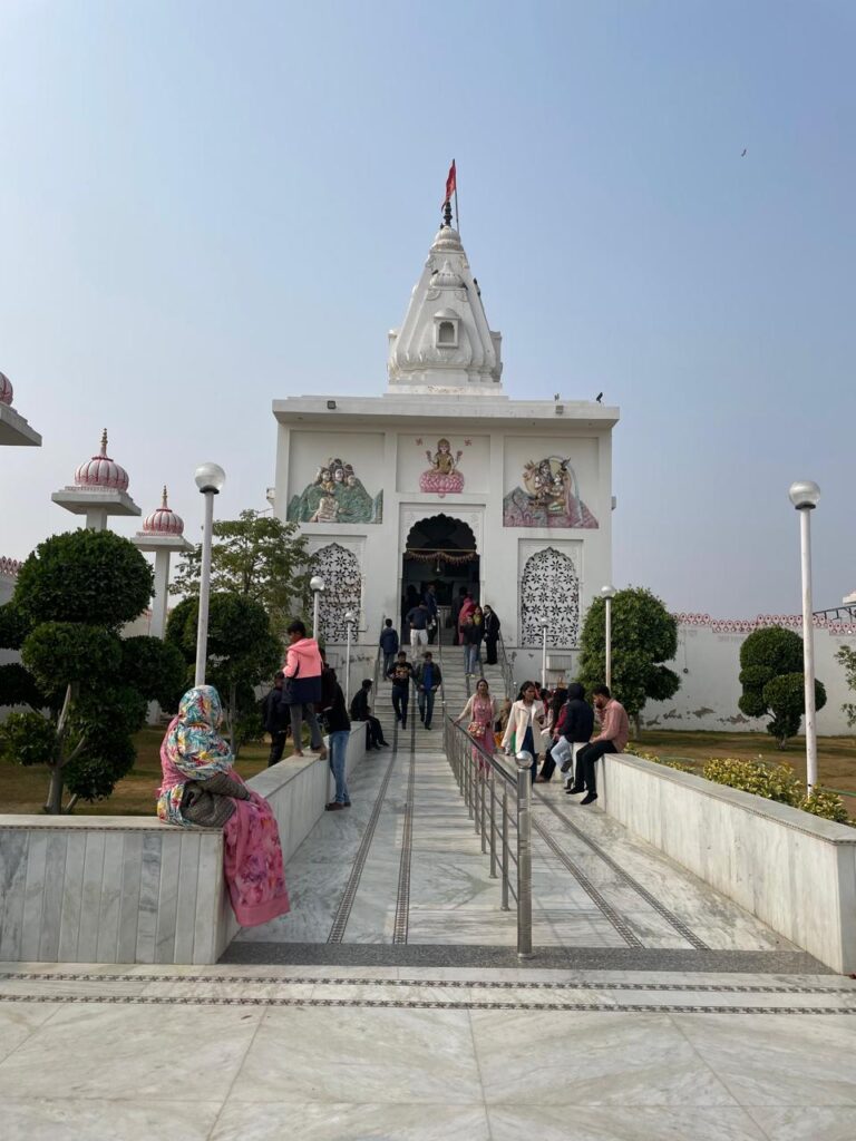 SKP Scene Inside Temple Mahalaxmi, Sikar