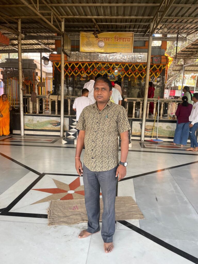 SKP Sunil Prajapati at Khidkali Mandir Dombivli